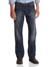 Diesel Men's Larkee Regular Straight Leg Jean 0817J, Denim, 33x30