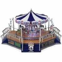 Mr. Christmas World's Fair Gold Label Platinum Edition Boardwalk Carousel #79784