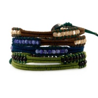 Chan Luu Multi Colored Stone Chan Luu 5 Wrap Bracelet