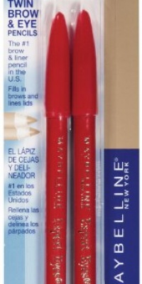 Maybelline New York Expert Wear Twin Brow and Eye Pencils, 107 Blonde, 0.06 Ounce