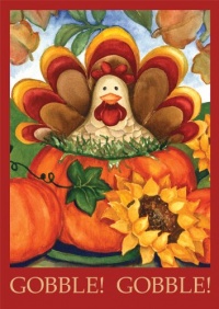 Toland Home Garden Autumn Turkey Garden Flag 111223