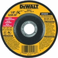 DEWALT DW4518 4-1/2-Inch by 1/8-Inch by 7/8-Inch General Purpose Metal Cutting Wheel