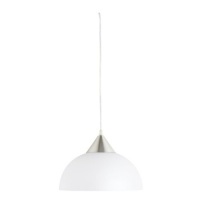 Globe Electric 64413 11-Inch Portable Hanging Pendant Light Fixture with 15-Foot Cord, White