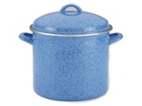 Paula Deen Signature Enamel on Steel 12-Quart Stockpot, Blueberry Speckle