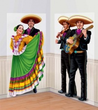 Dancers and Mariachis 65in Scene Setter Add-Ons 2ct