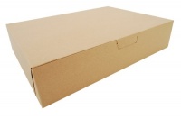 Southern Champion Tray 1029K Kraft Non-Window Bakery Box, 19 Length x 14 Width x 4 Height (Case of 50)