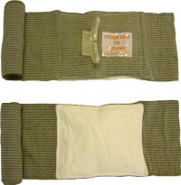 New Israeli Bandage Battle Dressing, First Aid Compression 6 Inch Bandage