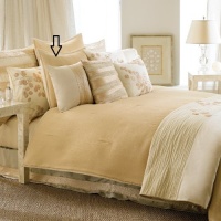 Sanctuary by L'erba Luminary Pillow Sham King - Sand