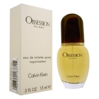 Obsession by Calvin Klein for Men, Eau De Toilette Spray, Travel Size, 0.5 Ounce