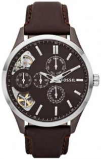 Fossil Dress Leather Watch Brown