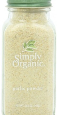 Simply Organic Garlic Powder Certified Organic, 3.64-Ounce Container