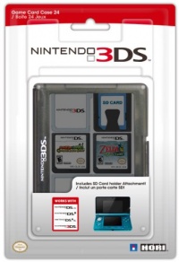 Nintendo 3DS Game Card Case 24 - Black