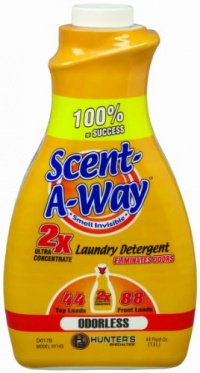 Hunter's Specialties Scent-A-Way Odorless Detergent, 44-Ounce