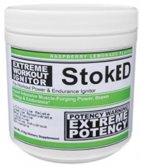 Eden Pond Stoked 45 Servings Pre-Workout Drink Mix, 216 Gram