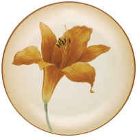 Noritake Colorwave Daylily Accent Plate, Terra Cotta