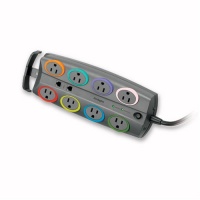 Kensington 62690 SmartSockets Standard Adapter 8-Outlet Color-Coded Power Strip and Surge Protector