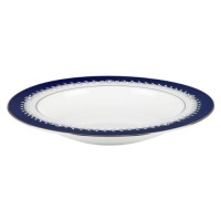 Lenox Marchesa Couture Pasta/Rim Soup Bowl, Empire Pearl Indigo