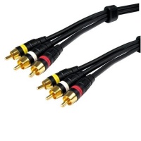 Cables Unlimited AUD-1705-10 10-Feet Pro A/V Series Composite A/V Cables