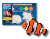 Decorate-Your-Own Tropical Fish Figurines