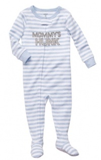 Carter's Boys Raccoon Jersey 1 Pc Footed Sleeper Pjs