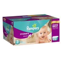 Pampers Cruisers Diapers Size 3 Economy Pack Plus 174 Count