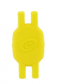 Silicone Skin Pouch For Nike+ iPod and Nike Plus Nike+ SportBand - Compatible with all Shoes-Yellow