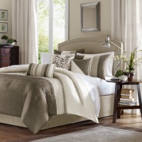 Amherst Comforter Set Color: Natural, Size: King