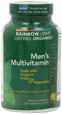 Rainbow Light Men's Organic Multivitamin, 120 Vegetarian Capsules