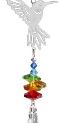 Woodstock Rainbow Makers Crystal Fantasy, Hummingbird, 10-Inch Long