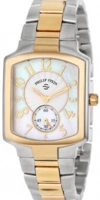 Philip Stein Women's 21TG-FW-SSTG Classic Two-Tone Gold Plated Two-Tone Gold Bracelet Watch