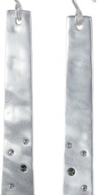 Kenneth Cole New York Silver-Tone Linear Earrings