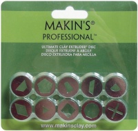 Makin's USA Professional Ultimate Clay Extruder Discs, Set A, 10 Per Package