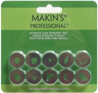 Makin's USA Professional Ultimate Clay Extruder Discs, Set B, 10 Per Package