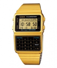 Casio #DBC611G-1D Men's Gold Tone 25 Memory Calculator Databank Watch