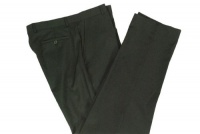 Alfani Flat Front Wool Dress Pants Black 36x34