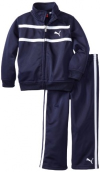 Puma - Kids Boys 2-7 Logo Tricot Set, Peacoat, 2T