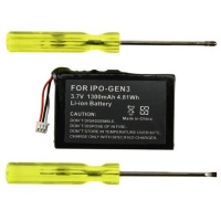 eForCity 1100mAh Battery for 15 GB/20 GB/30 GB/40 GB iPod 3G