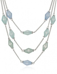 Kenneth Cole New York Urban Sea Glass Faceted Bead Illusion Necklace