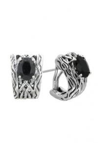 Effy Jewlery Balissima Lagoon Onyx Earrings, 4.56 TCW