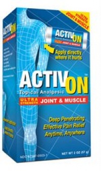 ActivOn Topical Analgesic Joint and Muscle Ultra Strength -- 2 oz