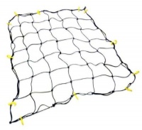 Tooluxe Large 36 x 60 Cargo Net with 16 Neon Yellow Hooks - Stretches to 60 x 90