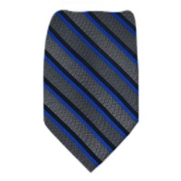 Charcoal - Royal - Black Extra Long Calvin Klein Brand Name Tie