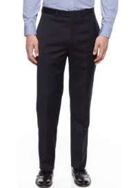 Calvin Klein Mens Dress Pants 32 x 30 Flat Front Navy Blue Trousers