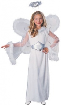 Feathered Fashions Child's Snow Angel Costume, Small