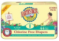 Earth's Best 44Ct Tender Care Diapers - X Small (Size 1)