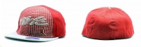 Nike Jordan Youth Boy's Embroidered Flight Logo Fitted Baseball Cap (Varsity Red/Silver)