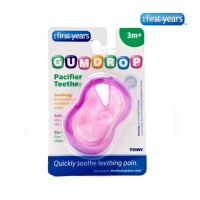 The First Years GumDrop Teething Pacifier Teether - 1 Pack (Pink)