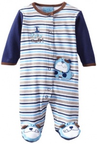 Carter's Watch the Wear Baby-Boys Newborn I Play Ruff Coverall, Navy, 6-9 Months