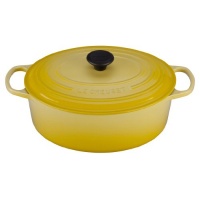 Le Creuset Signature Enameled Cast-Iron Oval French Oven, 6-3/4-Quart, Soleil