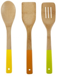 Core Bamboo 2964 Colorful Essentials Bamboo Utensil Set, Miami